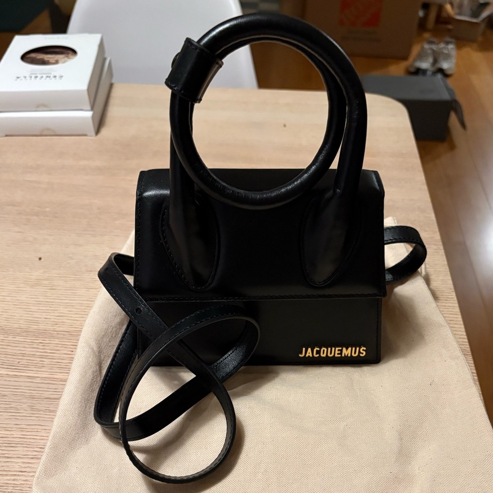 Jacquemus Chiquito Noeud in Black